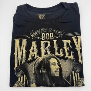 Bob Marley black t-shirt Size L